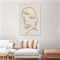 Picture of Two Faced II _GroupedProduct_Rectangle_Portrait_Canvas_Framed_