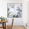 Picture of Floating Leaves _GroupedProduct_Square_Canvas_Framed_