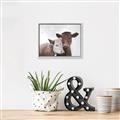 Picture of Cow buddies _GroupedProduct_Rectangle_Landscape_Canvas_Framed_