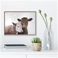 Picture of Cow buddies _GroupedProduct_Rectangle_Landscape_Canvas_Framed_