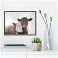Picture of Cow buddies _GroupedProduct_Rectangle_Landscape_Canvas_Framed_