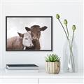 Picture of Cow buddies _GroupedProduct_Rectangle_Landscape_Canvas_Framed_