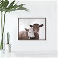 Picture of Cow buddies _GroupedProduct_Rectangle_Landscape_Canvas_Framed_