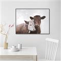 Picture of Cow buddies _GroupedProduct_Rectangle_Landscape_Canvas_Framed_