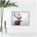 Picture of Reindeer _GroupedProduct_Rectangle_Landscape_Canvas_Framed_