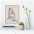 Picture of Blue Botanical I  _GroupedProduct_Rectangle_Portrait_Canvas_Framed_