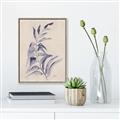 Picture of Blue Botanical II _GroupedProduct_Rectangle_Portrait_Canvas_Framed_