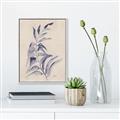 Picture of Blue Botanical II _GroupedProduct_Rectangle_Portrait_Canvas_Framed_