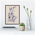 Picture of Blue Botanical II _GroupedProduct_Rectangle_Portrait_Canvas_Framed_