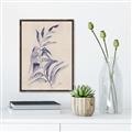 Picture of Blue Botanical II _GroupedProduct_Rectangle_Portrait_Canvas_Framed_