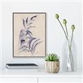 Picture of Blue Botanical II _GroupedProduct_Rectangle_Portrait_Canvas_Framed_