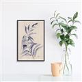 Picture of Blue Botanical II _GroupedProduct_Rectangle_Portrait_Canvas_Framed_