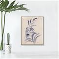 Picture of Blue Botanical II _GroupedProduct_Rectangle_Portrait_Canvas_Framed_