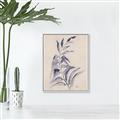 Picture of Blue Botanical II _GroupedProduct_Rectangle_Portrait_Canvas_Framed_