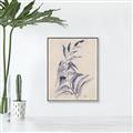 Picture of Blue Botanical II _GroupedProduct_Rectangle_Portrait_Canvas_Framed_