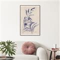 Picture of Blue Botanical II _GroupedProduct_Rectangle_Portrait_Canvas_Framed_