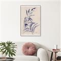 Picture of Blue Botanical II _GroupedProduct_Rectangle_Portrait_Canvas_Framed_