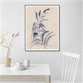 Picture of Blue Botanical II _GroupedProduct_Rectangle_Portrait_Canvas_Framed_