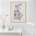 Picture of Blue Botanical II _GroupedProduct_Rectangle_Portrait_Canvas_Framed_