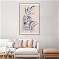 Picture of Blue Botanical II _GroupedProduct_Rectangle_Portrait_Canvas_Framed_