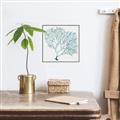 Picture of Teal Coral I  _GroupedProduct_Square_Canvas_Framed_