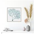 Picture of Teal Coral I  _GroupedProduct_Square_Canvas_Framed_