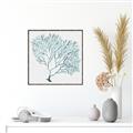 Picture of Teal Coral I  _GroupedProduct_Square_Canvas_Framed_
