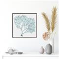 Picture of Teal Coral I  _GroupedProduct_Square_Canvas_Framed_