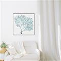 Picture of Teal Coral I  _GroupedProduct_Square_Canvas_Framed_