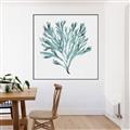 Picture of Teal Coral II  _GroupedProduct_Square_Canvas_Framed_