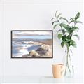 Picture of Rocky Coastline _GroupedProduct_Rectangle_Landscape_Canvas_Framed_