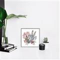 Picture of Ocean Coral l _GroupedProduct_Square_Canvas_Framed_