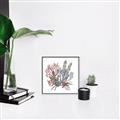 Picture of Ocean Coral l _GroupedProduct_Square_Canvas_Framed_