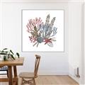 Picture of Ocean Coral l _GroupedProduct_Square_Canvas_Framed_