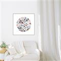 Picture of Coral circle I _GroupedProduct_Square_Canvas_Framed_
