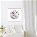 Picture of Coral circle I _GroupedProduct_Square_Canvas_Framed_