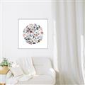 Picture of Coral circle I _GroupedProduct_Square_Canvas_Framed_