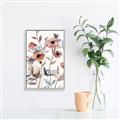 Picture of Pink Poppy Linen _GroupedProduct_Rectangle_Portrait_Canvas_Framed_
