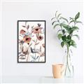 Picture of Pink Poppy Linen _GroupedProduct_Rectangle_Portrait_Canvas_Framed_