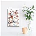 Picture of Pink Poppy Linen _GroupedProduct_Rectangle_Portrait_Canvas_Framed_