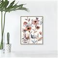 Picture of Pink Poppy Linen _GroupedProduct_Rectangle_Portrait_Canvas_Framed_