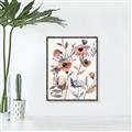 Picture of Pink Poppy Linen _GroupedProduct_Rectangle_Portrait_Canvas_Framed_