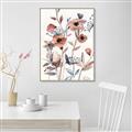 Picture of Pink Poppy Linen _GroupedProduct_Rectangle_Portrait_Canvas_Framed_