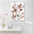 Picture of Pink Poppy Linen _GroupedProduct_Rectangle_Portrait_Canvas_Framed_