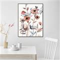 Picture of Pink Poppy Linen _GroupedProduct_Rectangle_Portrait_Canvas_Framed_