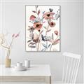 Picture of Pink Poppy Linen _GroupedProduct_Rectangle_Portrait_Canvas_Framed_