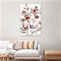 Picture of Pink Poppy Linen _GroupedProduct_Rectangle_Portrait_Canvas_Framed_