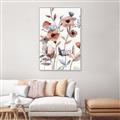Picture of Pink Poppy Linen _GroupedProduct_Rectangle_Portrait_Canvas_Framed_