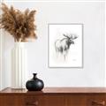 Picture of Moose Charcoal _GroupedProduct_Rectangle_Portrait_Canvas_Framed_
