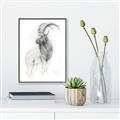 Picture of Ram Charcoal _GroupedProduct_Rectangle_Portrait_Canvas_Framed_